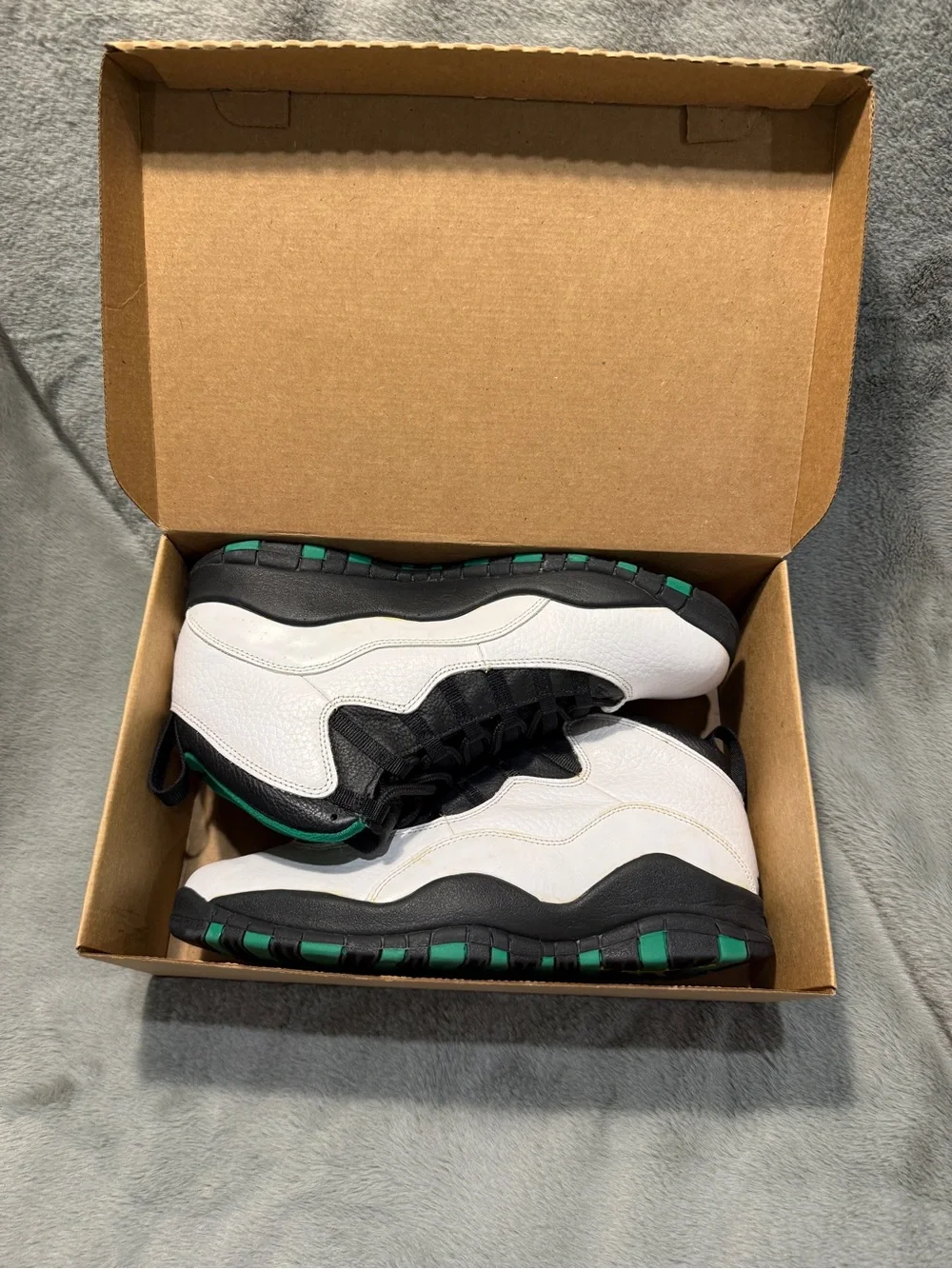 Nike Air Jordan 10 X OG Seattle 1995 Size 13M DS New Phylon Solid SuperSonics